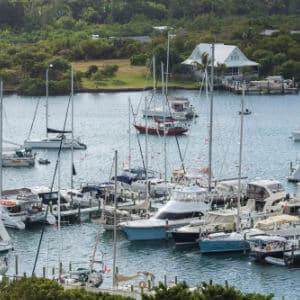 Boats in Abaco, caribbean heritage